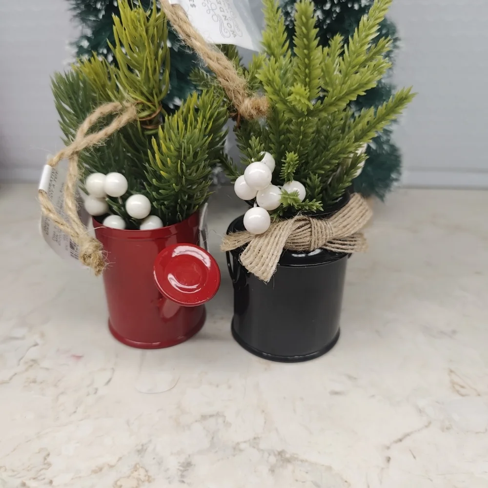 2 Wondershop Target Christmas Tree Ornaments Gardening Water Can/ Milk Jug O